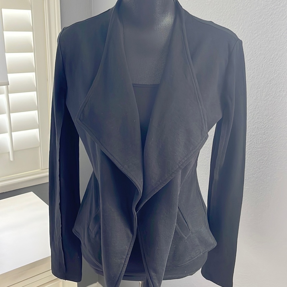 NWOT Caslon Drape Collar Knit Blazer